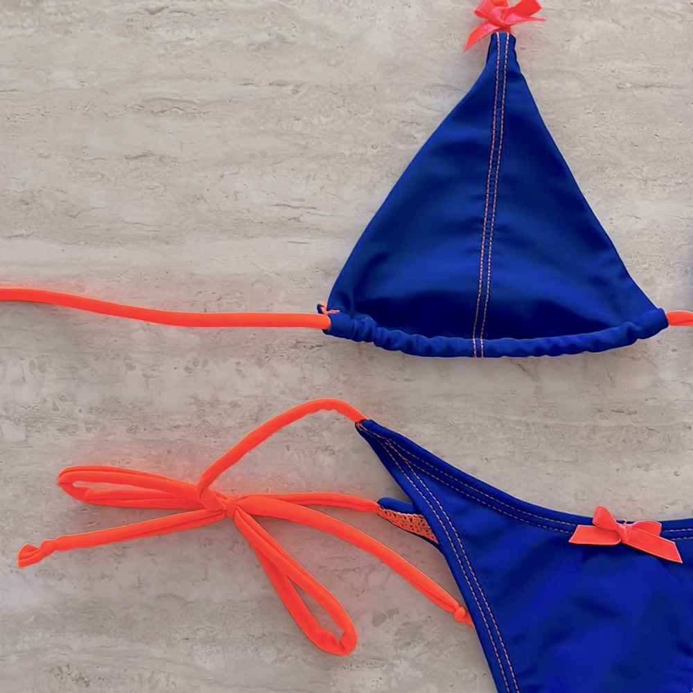 WILD LAGUNA CONTRAST BOW TIE BIKINI